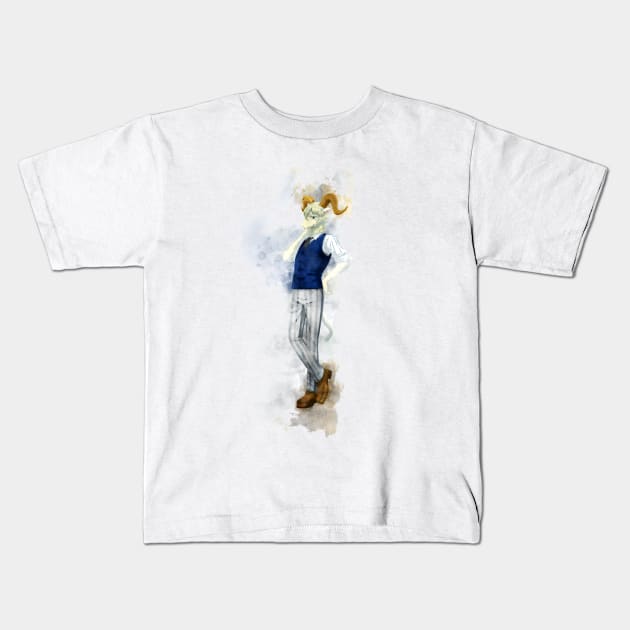 Beastars - Pina (Watercolor) Kids T-Shirt by Stylizing4You